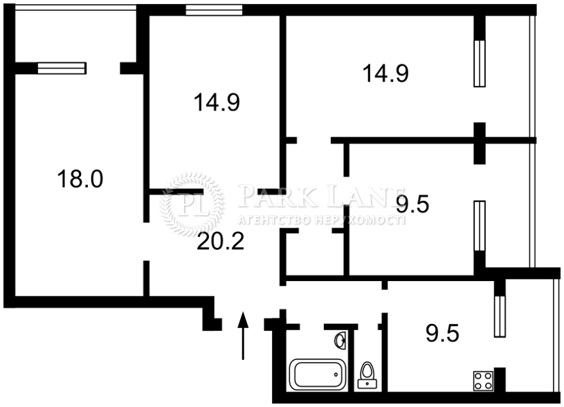 Квартира N-22598, Урловская, 5, Киев - Фото 3