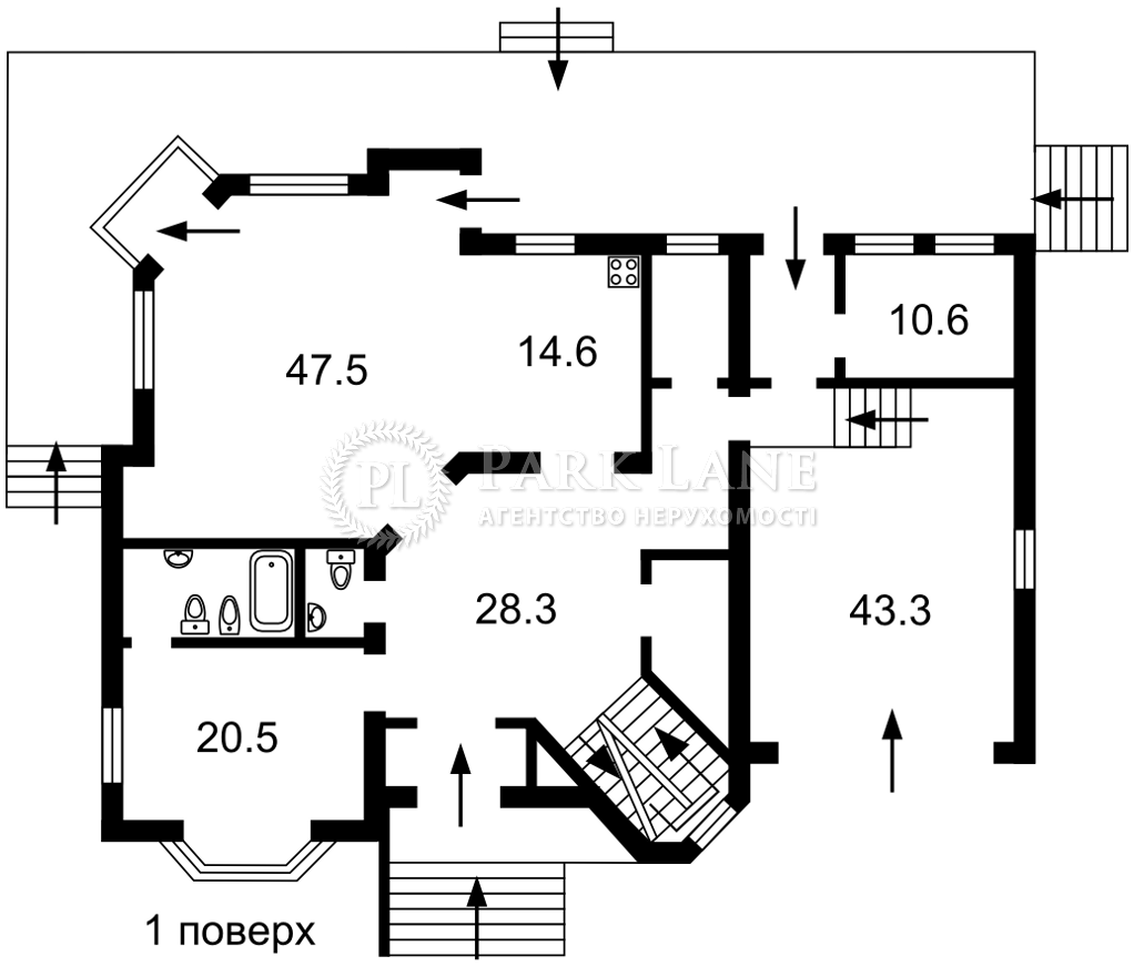 Дом B-103305, Лесная, Мощун (Киево-Святошинский) - Фото 3
