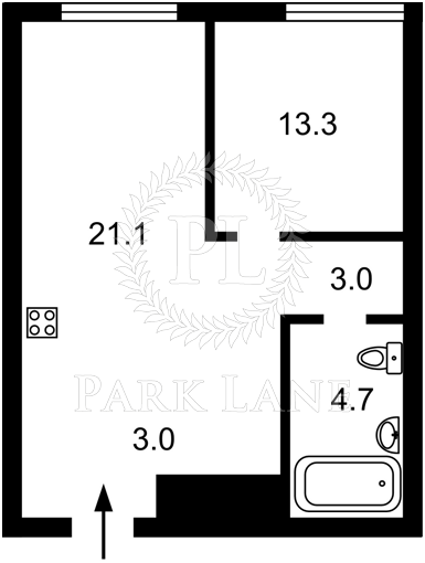 Квартира, I-35331, 2 корпус 1