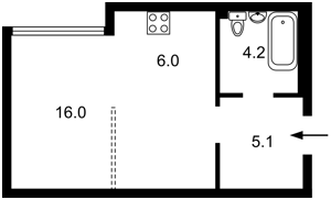 Квартира R-45324, Набережно-Рыбальская, 27, Киев - Фото 7