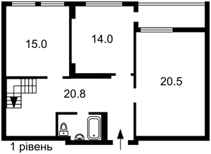 Квартира B-105136, Ахматовой, 13д, Киев - Фото 7