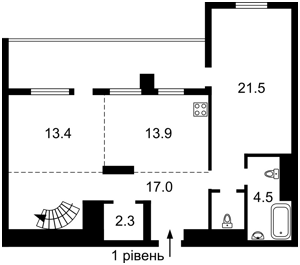 Apartment I-36272, Dehtiarivska, 17 корпус 1, Kyiv - Photo 3