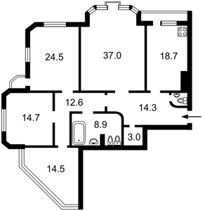 Квартира I-36539, Коновальца Евгения (Щорса), 32б, Киев - Фото 6