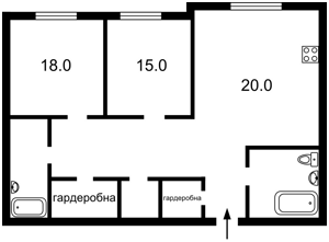 Квартира R-54069, Джона Маккейна (Кудри Ивана), 26, Киев - Фото 5