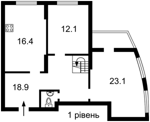 Apartment R-57940, Naumovycha Volodymyra (Antonova-Ovsiienka), 6, Kyiv - Photo 4