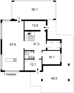 Будинок B-106689, Старокиївська, Козин (Конча-Заспа) - Фото 6
