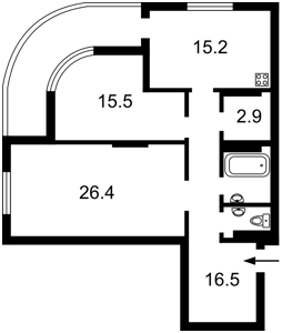 Квартира R-63205, Кондратюка Юрия, 5, Киев - Фото 8