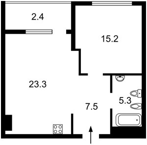 Квартира J-35791, Набережно-Рибальська дорога, 11, Київ - Фото 2