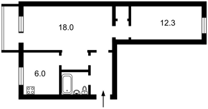 Квартира I-37081, Щербаківського Данила (Щербакова), 31/40, Київ - Фото 2