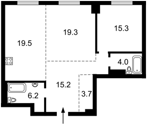 Квартира R-66876, Верхогляда Андрея (Драгомирова Михаила), 5, Киев - Фото 4