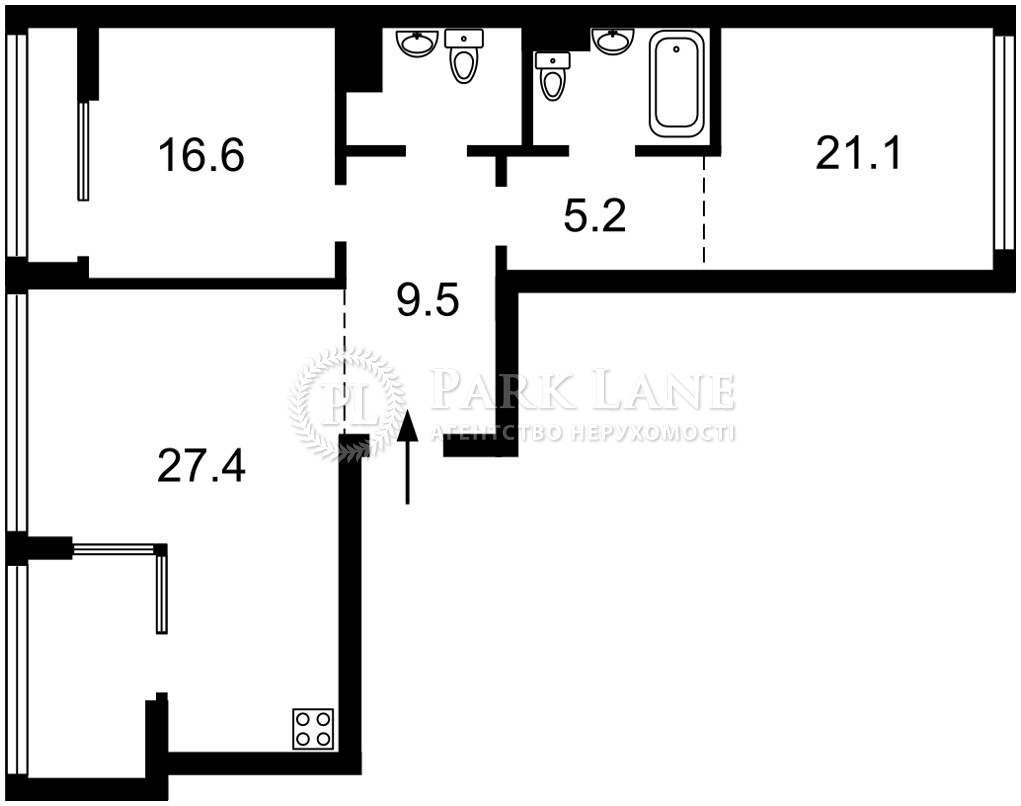 Квартира L-31128, Гарета Джонса (Хохловых Семьи), 12, Киев - Фото 6