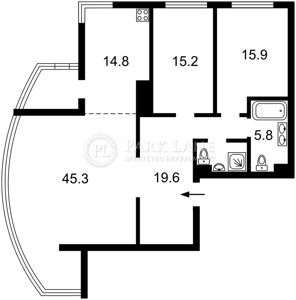 Квартира R-60680, Заречная, 1в, Киев - Фото 4