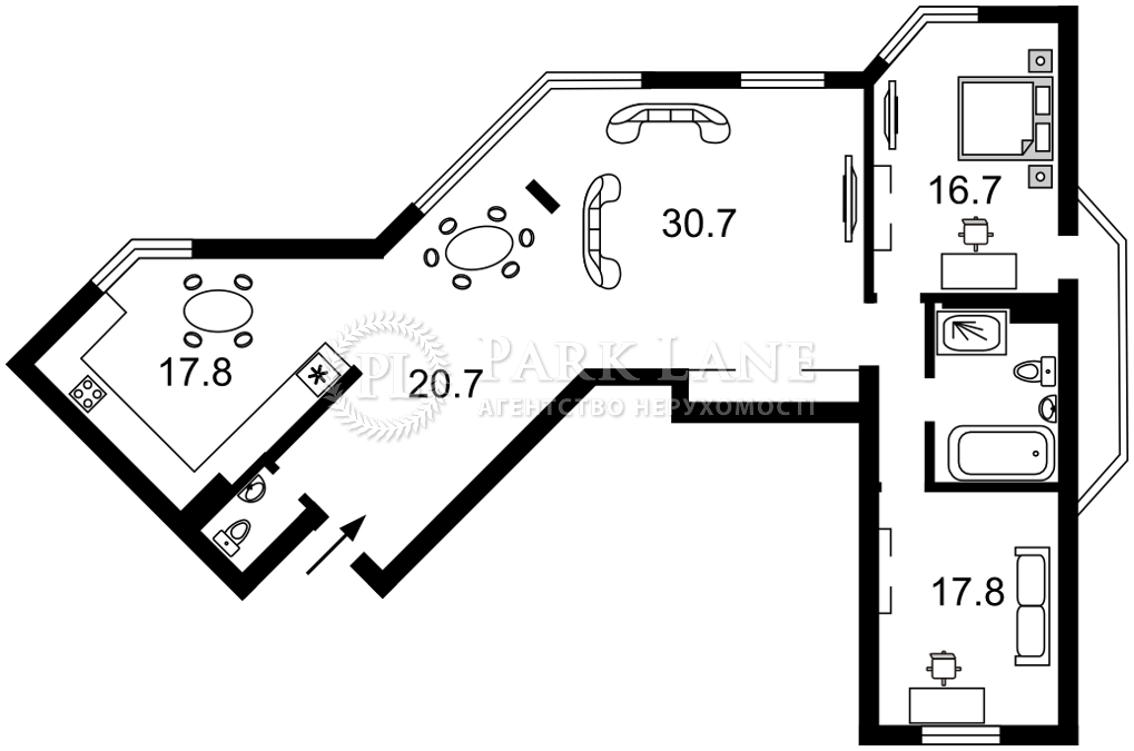 Квартира I-37187, Рудницького Степана (Вільямса Академіка), 5, Київ - Фото 5