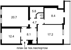Квартира J-35737, Гончара Олеся, 67, Киев - Фото 6