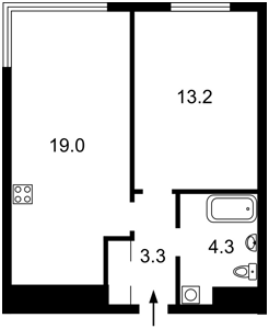 Apartment B-107349, Oksamytova, 9а, Petropavlivska Borshchahivka - Photo 2