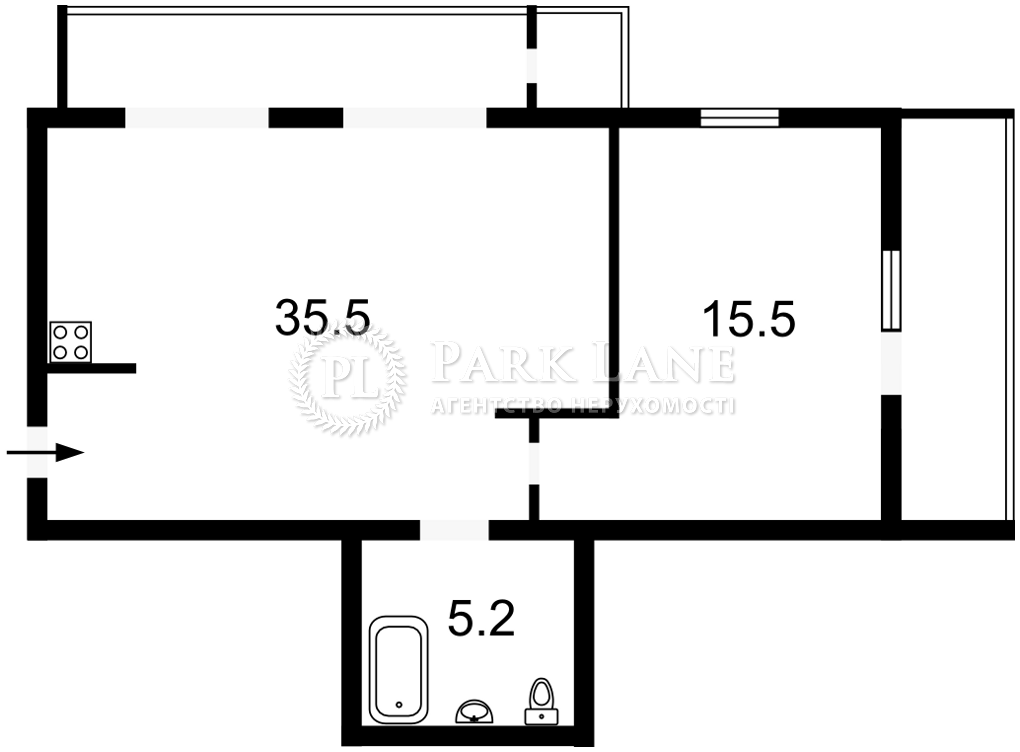 Apartment J-35954, Rudnyts'koho Stepana (Vil'iamsa Akademika), 6д, Kyiv - Photo 4