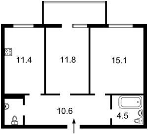 Квартира I-37270, Заболотного Академіка, 148в, Київ - Фото 2