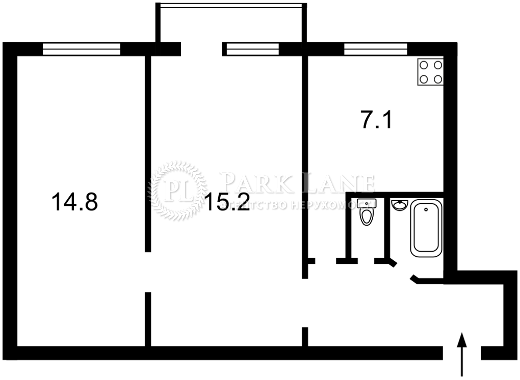 Квартира J-35968, Воскресенский просп. (Перова бульв.), 4, Киев - Фото 2