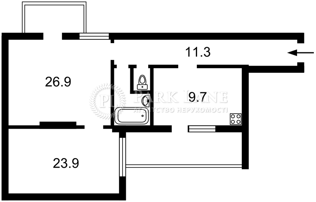 Квартира R-71780, Хмельницкого Богдана, 10, Киев - Фото 9