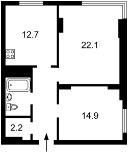 Квартира L-31254, Бархатная, 9а, Петропавловская Борщаговка - Фото 3