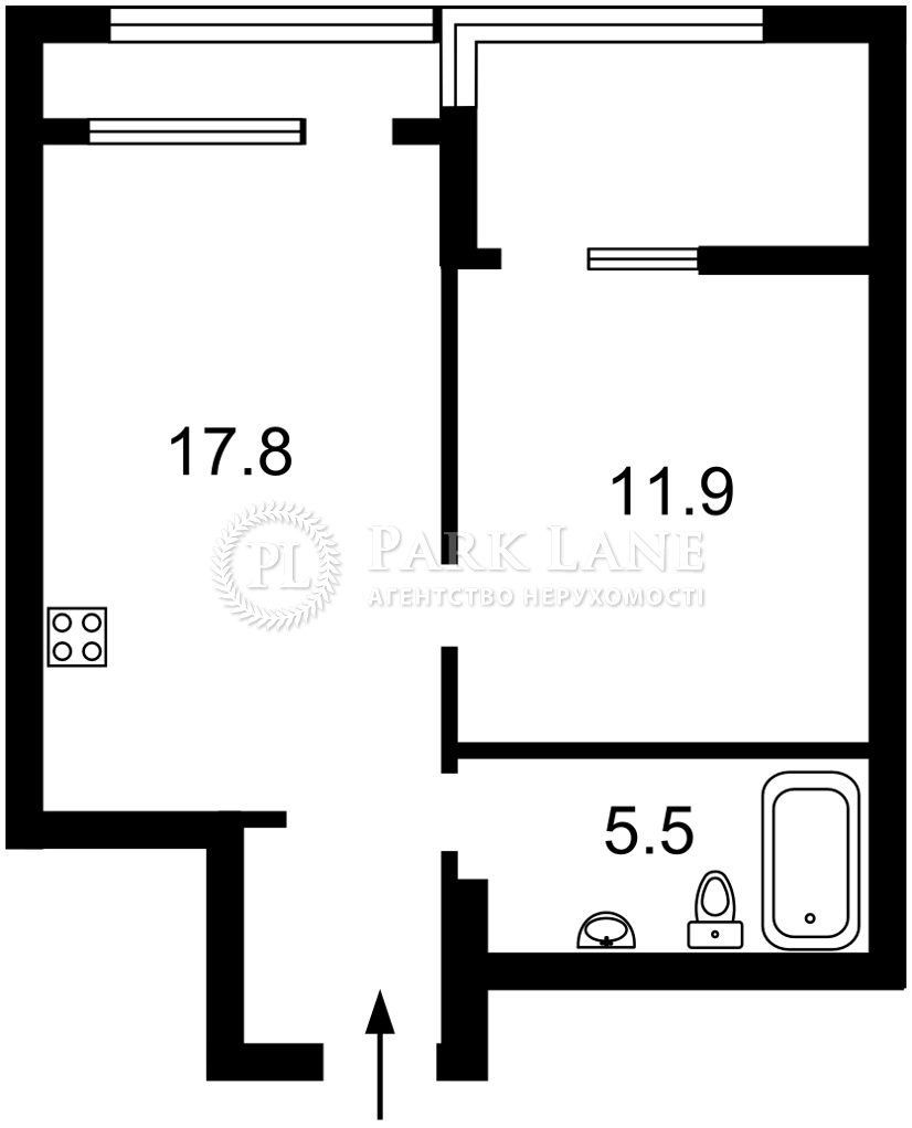 Квартира J-36025, Гарета Джонса (Хохловых Семьи), 12, Киев - Фото 6