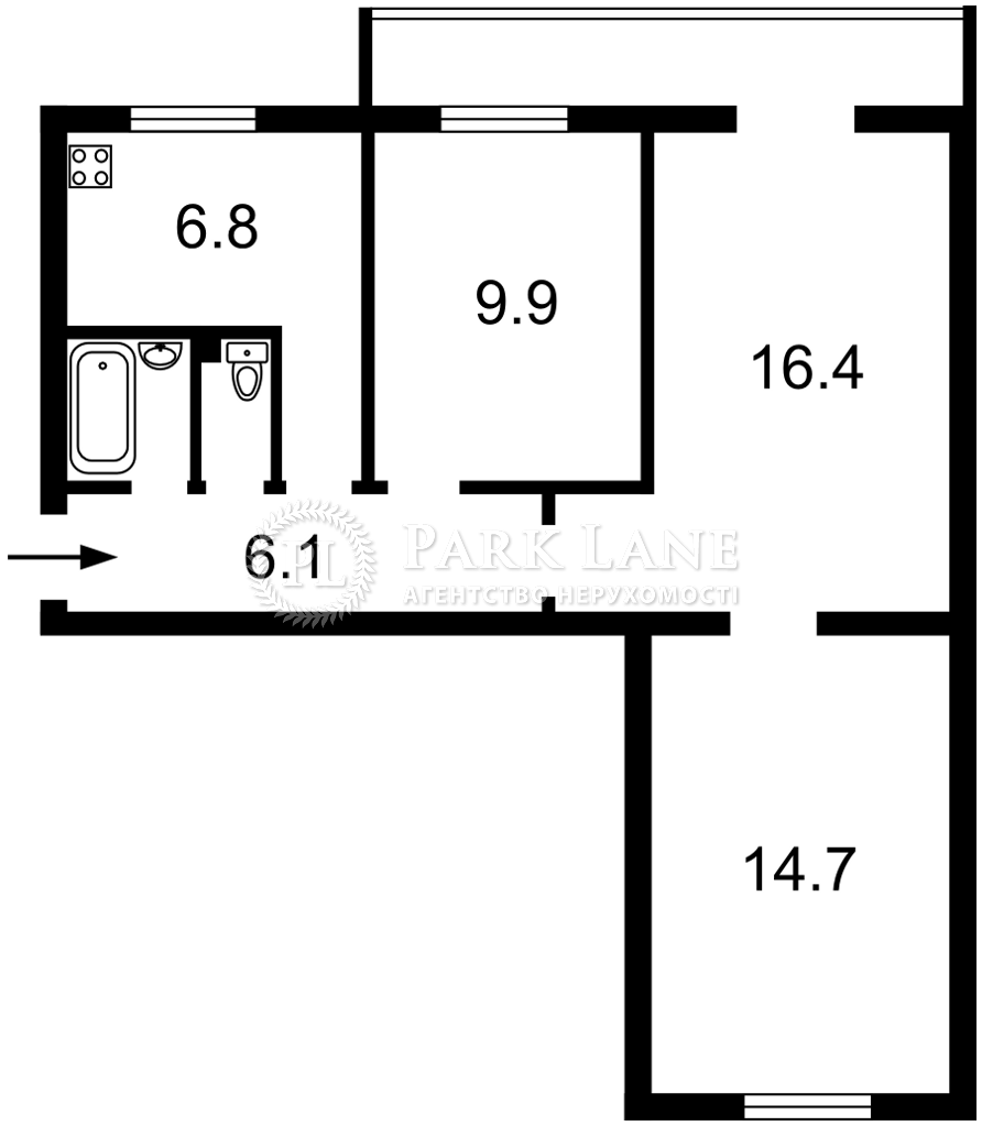 Квартира R-44693, Мартоса Бориса (Плеханова), 4а, Киев - Фото 2