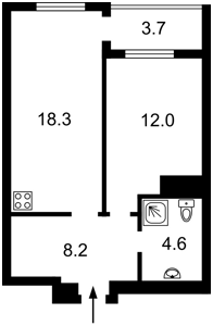 Квартира J-36009, Кудрявська, 24а, Київ - Фото 6