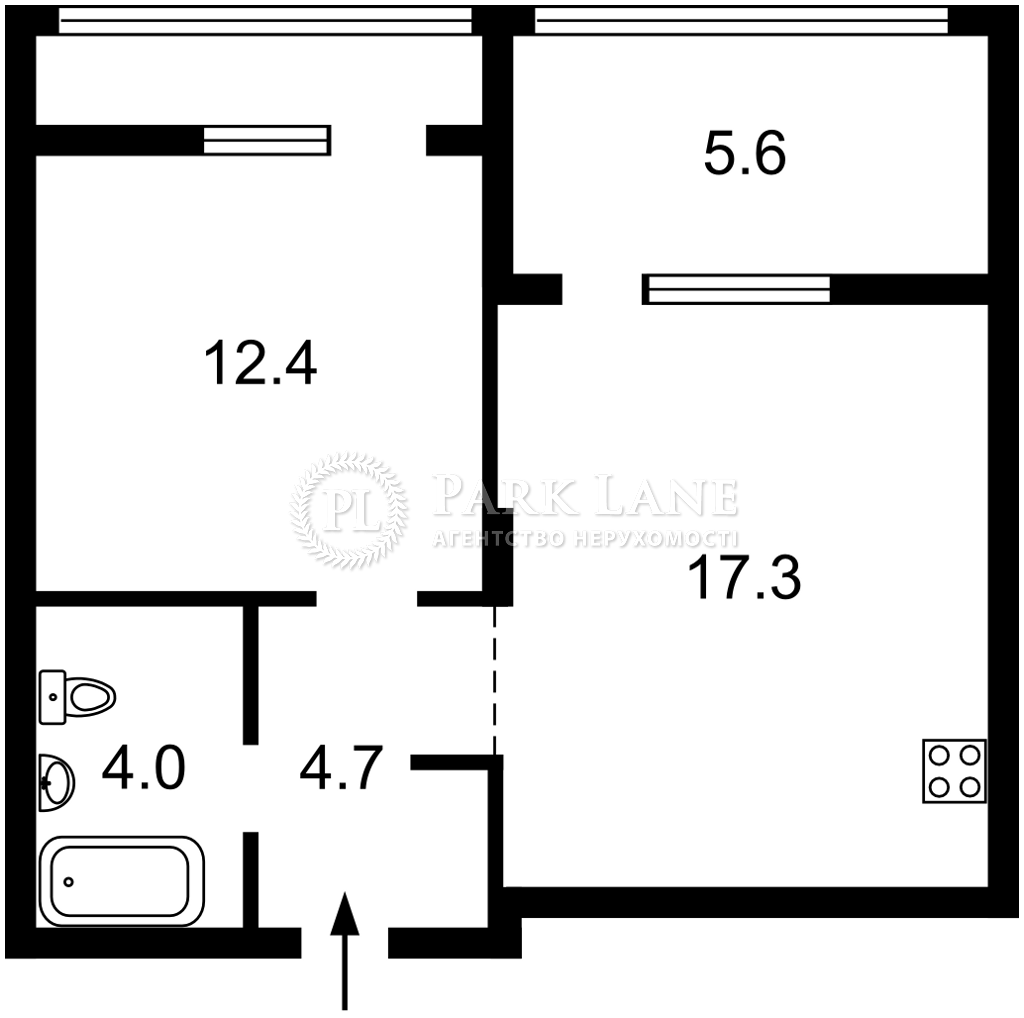 Квартира J-36042, Гарета Джонса (Хохловых Семьи), 12, Киев - Фото 6