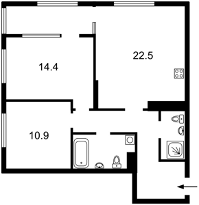 Квартира J-36011, Олеся Олександра, 10, Київ - Фото 3