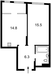 Квартира B-107546, Столичное шоссе, 1, Киев - Фото 6