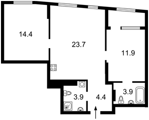 Квартира I-37357, Столичное шоссе, 1а, Киев - Фото 5