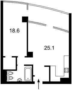 Квартира I-37370, Иоанна Павла II (Лумумбы Патриса), 12 корпус 1, Киев - Фото 2