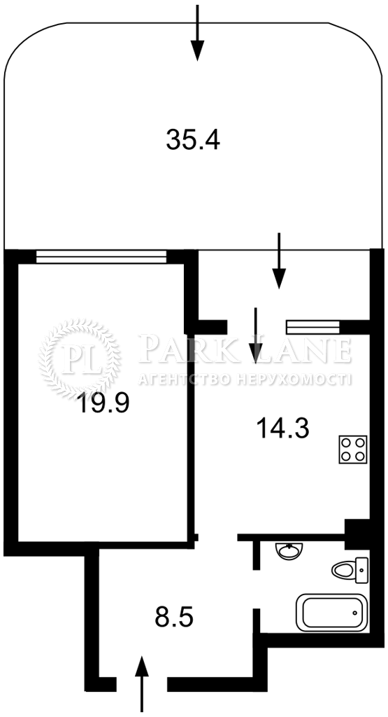  Офис, Q-5380, Верхогляда Андрея (Драгомирова Михаила), Киев - Фото 5