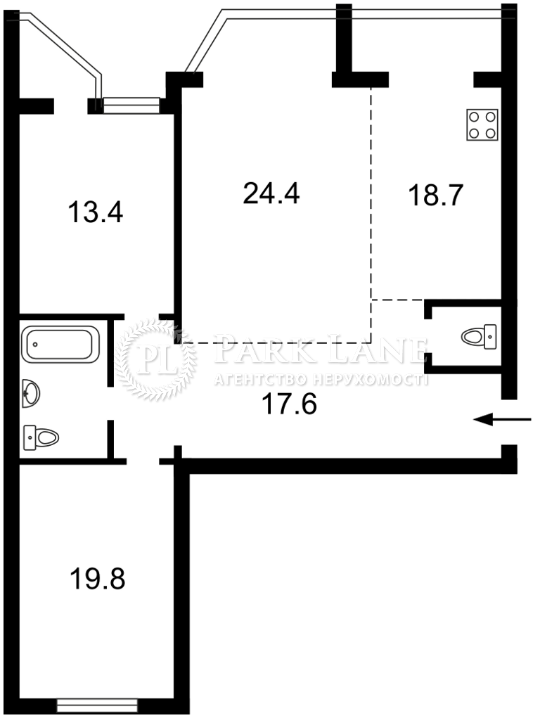 Apartment B-107605, Zdanovskoi Yulii (Lomonosova), 52/3, Kyiv - Photo 5