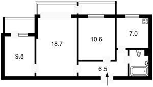 Квартира B-107583, Иорданская (Гавро Лайоша), 2а, Киев - Фото 4