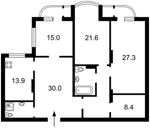 Квартира J-35038, Лабораторный пер., 6, Киев - Фото 6