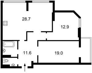 Квартира Q-5743, Гмыри Бориса, 17, Киев - Фото 5