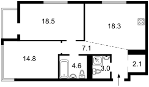 Квартира Q-5718, Олеся Олександра, 3, Київ - Фото 4