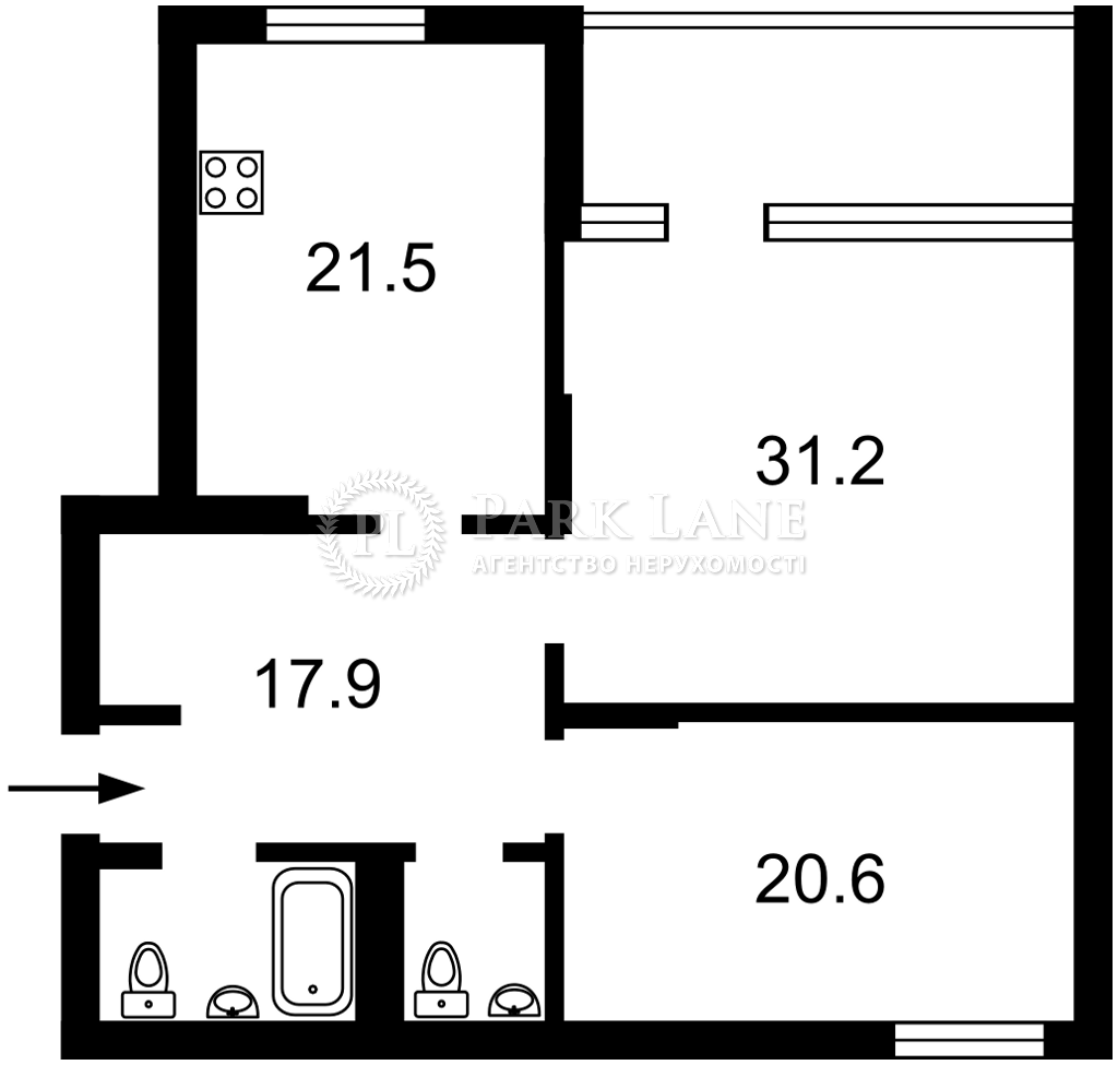 Квартира J-36107, Кондратюка Юрия, 3, Киев - Фото 9