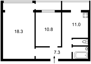 Квартира Q-5660, Новогоспитальная (Щорса пер.), 5а, Киев - Фото 5