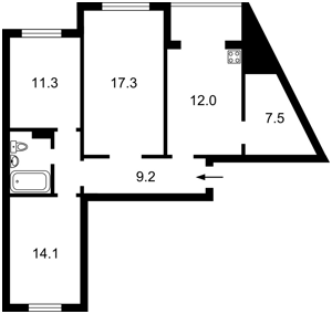 Квартира I-37410, Ващенко Григория, 7, Киев - Фото 5