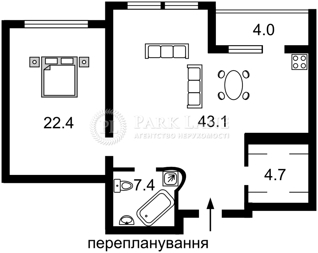 Квартира B-104284, Драгомирова, 5, Київ - Фото 5