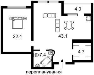Квартира B-104284, Драгомирова Михаила, 5, Киев - Фото 5