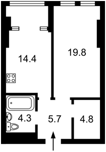 Apartment R-49179, Beresteis'kyi avenue (Peremohy avenue), 11 корпус 1, Kyiv - Photo 11