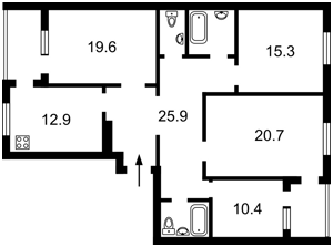 Квартира L-31053, Верховинца Василия, 10, Киев - Фото 5