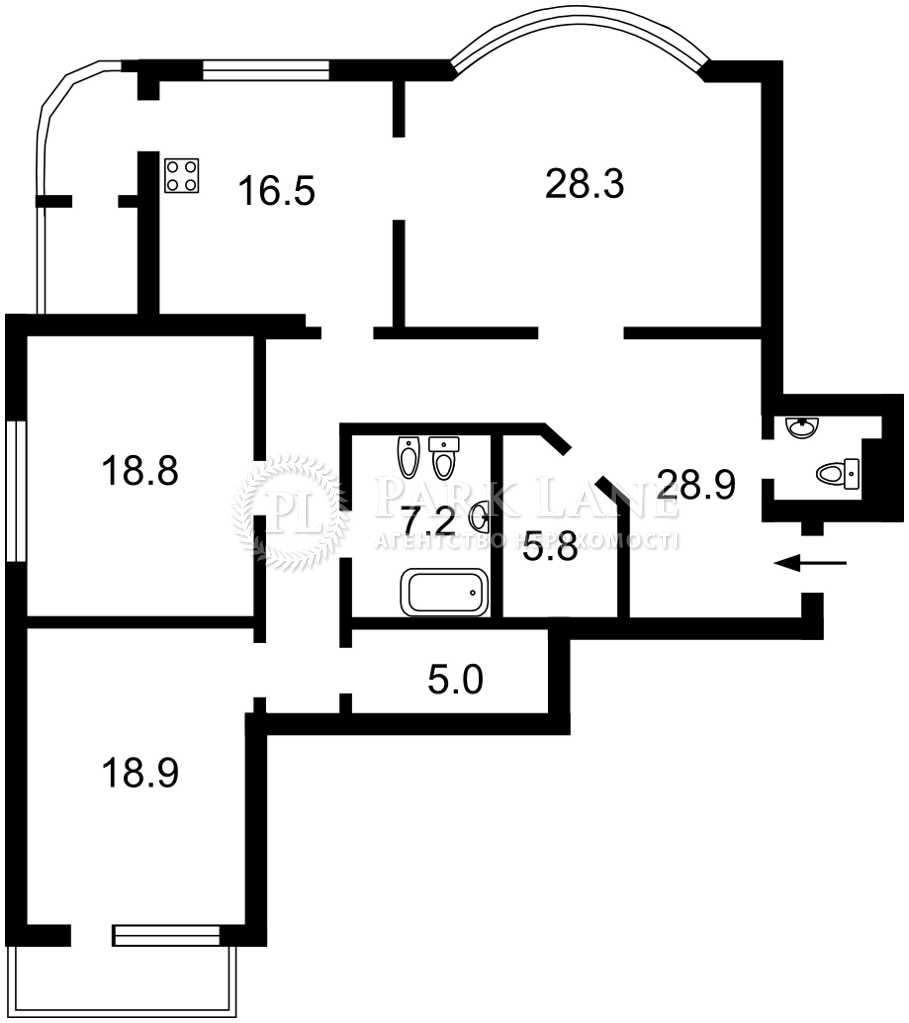 Квартира L-31202, Тютюнника Василия (Барбюса Анри), 37/1, Киев - Фото 7