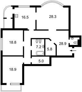 Квартира L-31202, Тютюнника Василя (Барбюса Анрі), 37/1, Київ - Фото 7