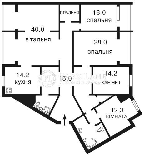 Квартира Бажана Николая просп., 36, Киев, B-60788 - Фото 2