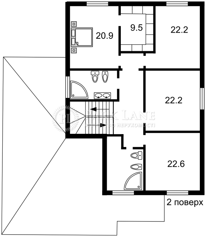 Дом Ходосовка, X-23815 - Фото 3