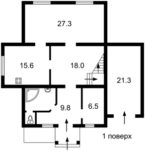 Дом J-23716, Гришинская (Воровского), Борисполь - Фото 3